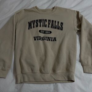 Amazon Beige Crewneck Sweatshirt